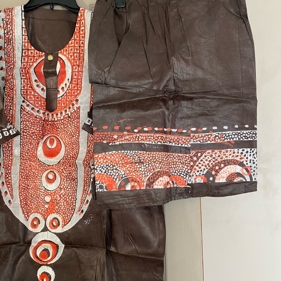 Authentic African print dansiki set - Picture 4 of 5